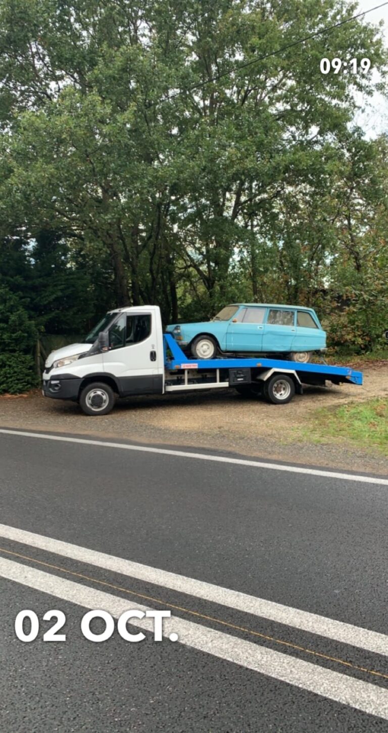 Voiture remorquée